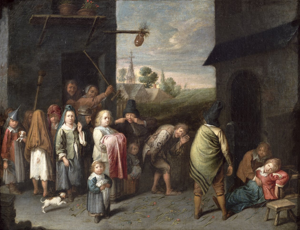 Um charivari de David II Ryckaert