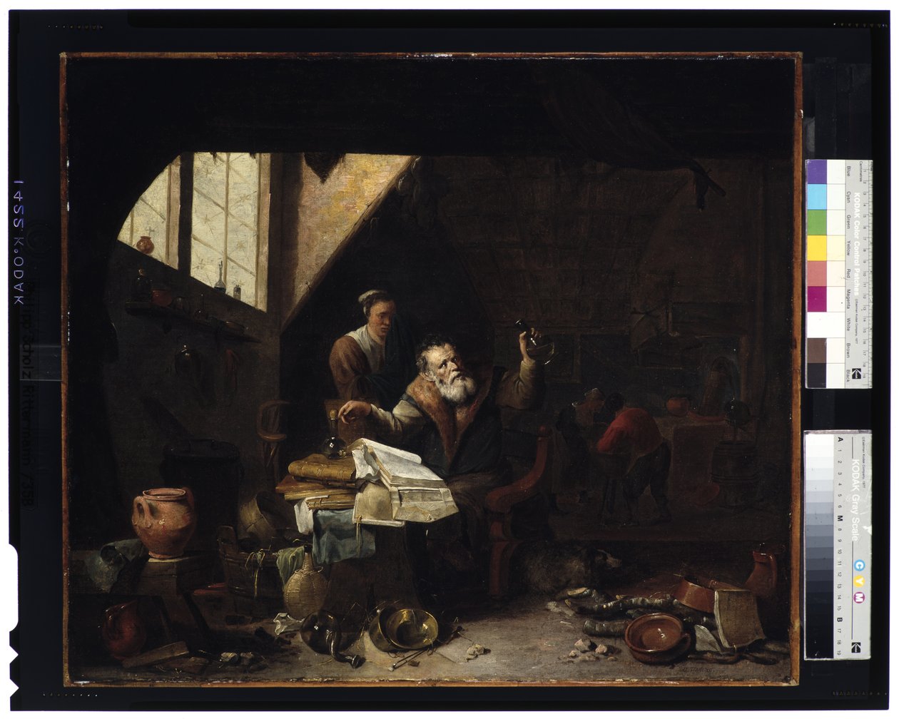O Quack Doctor, c.1640 de David III Ryckaert