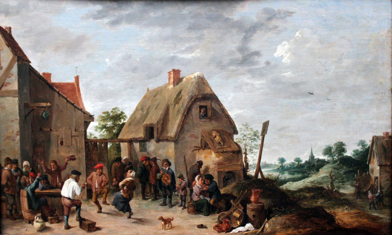Feira flamenga de David Teniers the Younger