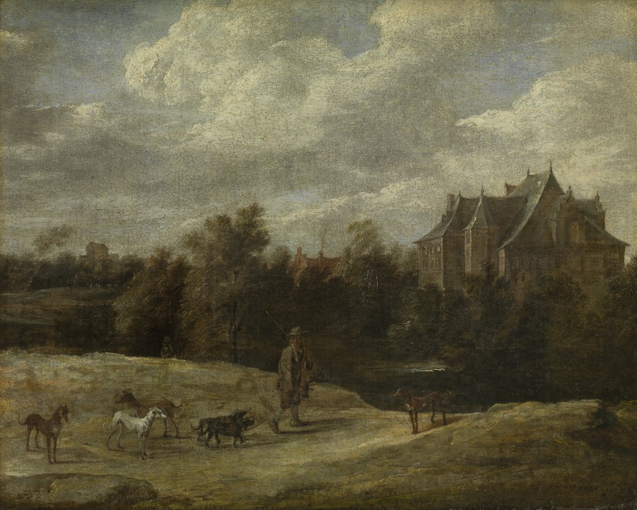 Retornar da caça de David Teniers the Younger