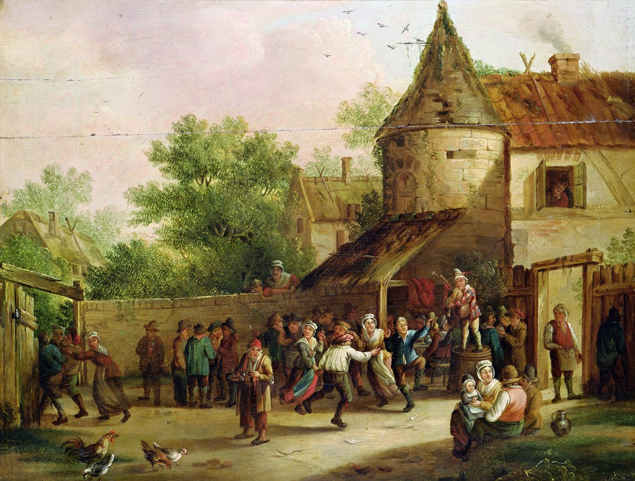 O Fete da Aldeia de David Teniers the Younger