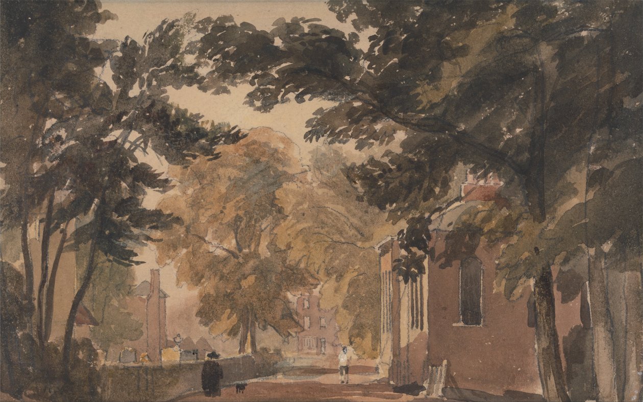 Uma rua em Harborne de David Cox