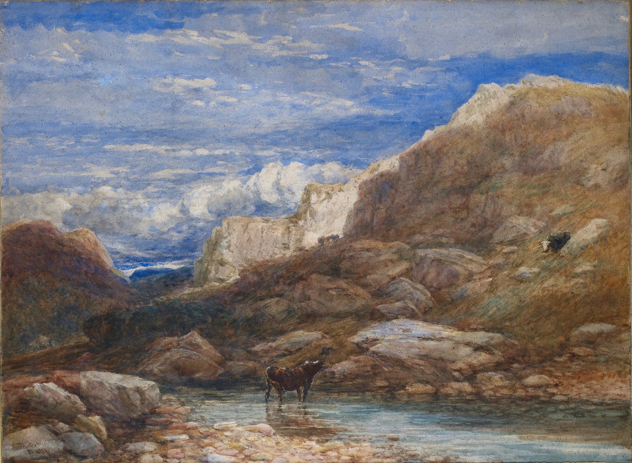 O Desafio, 1853 de David Cox the elder