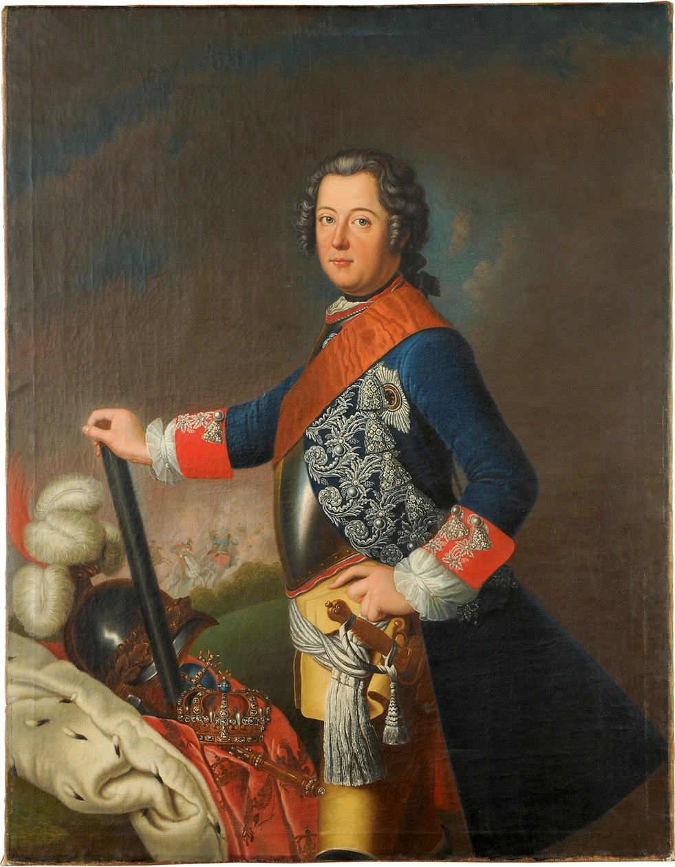 Frederico II da Prússia, 1743 de David Matthieu