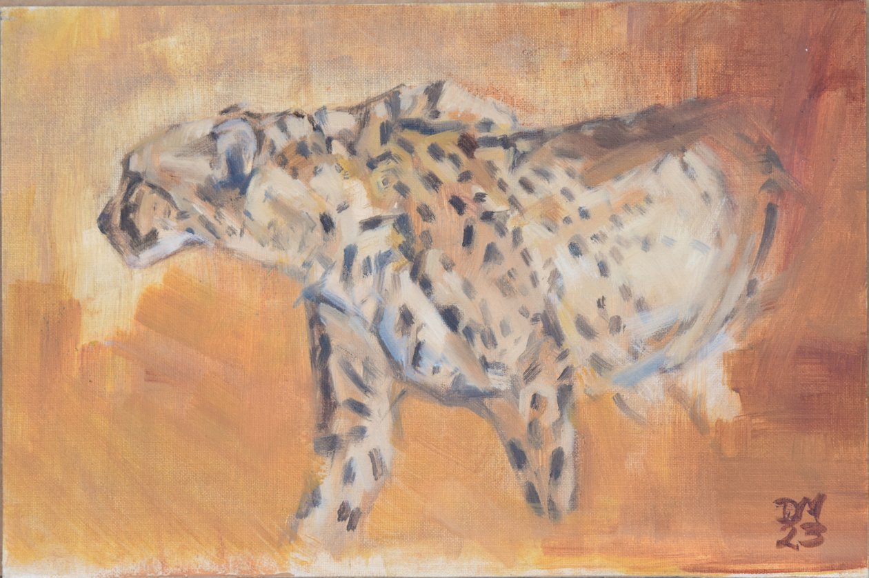 Chita, 2021 (óleo sobre tela) de David Mayer