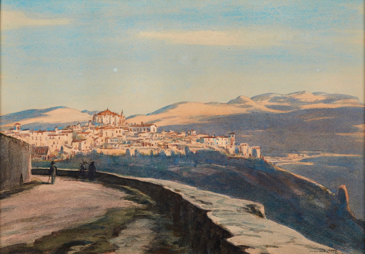 Ronda (aguarela) de David Muirhead Bone