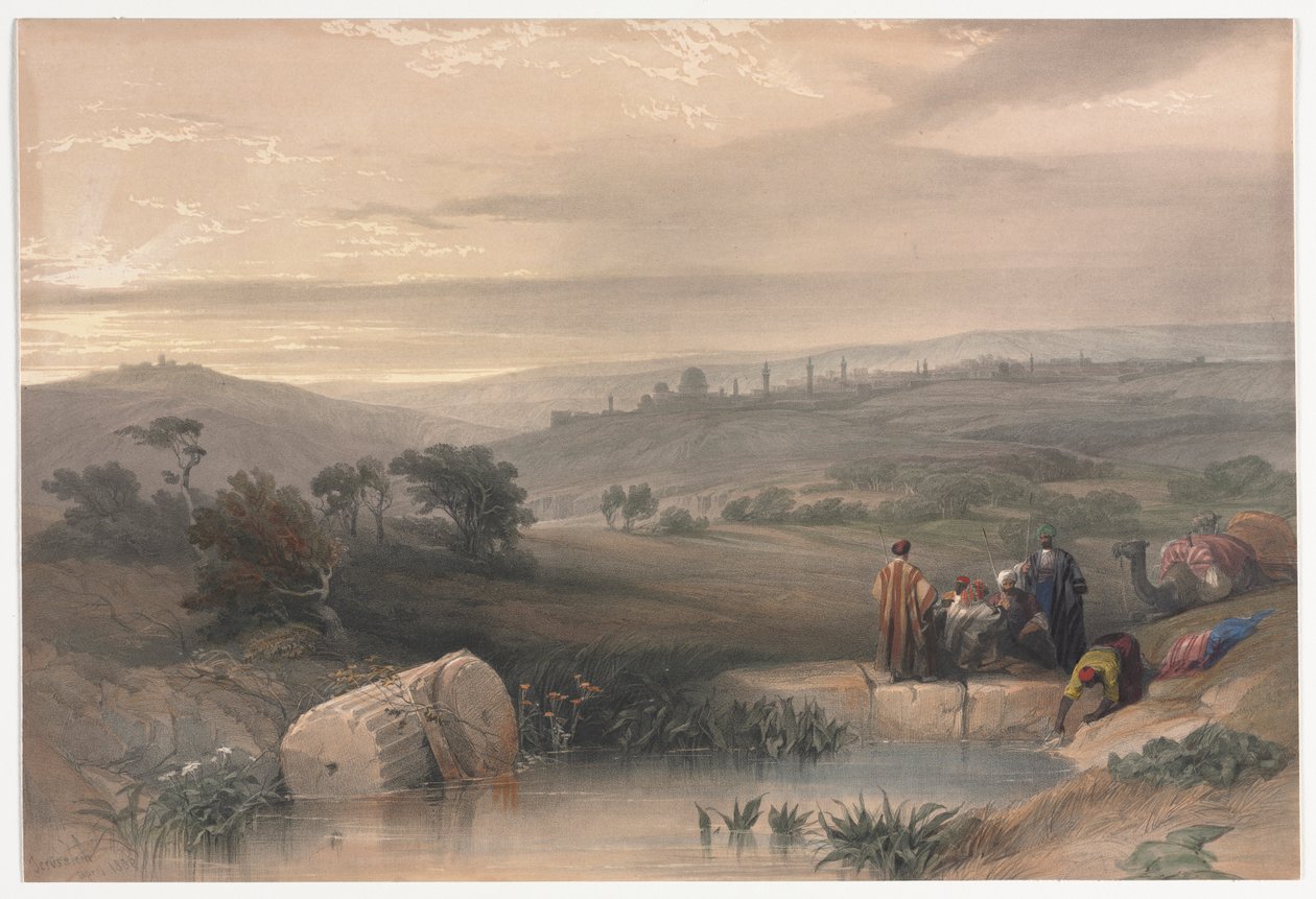 Jerusalém do norte de David Roberts