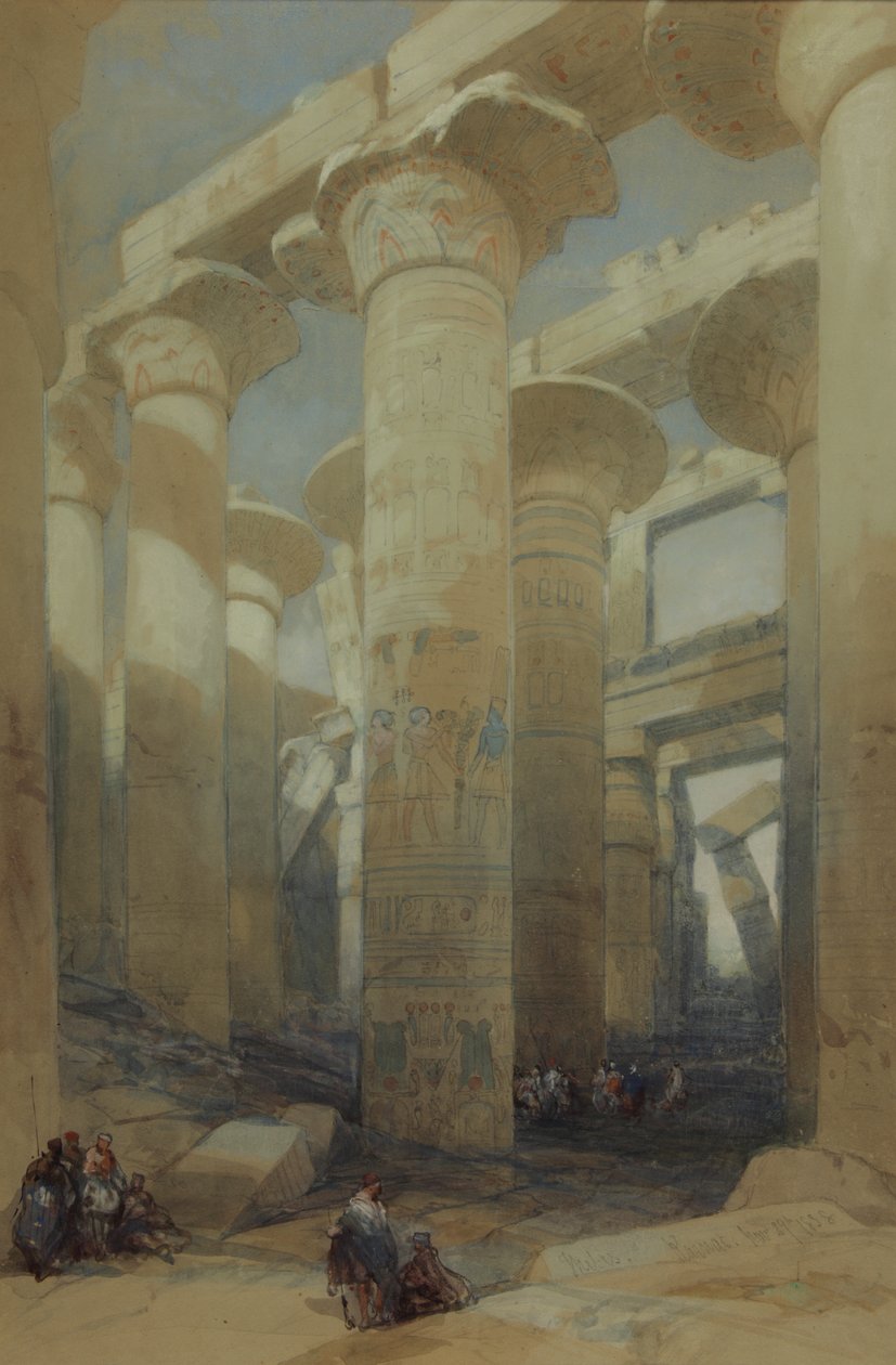 O Templo de Karnak de David Roberts