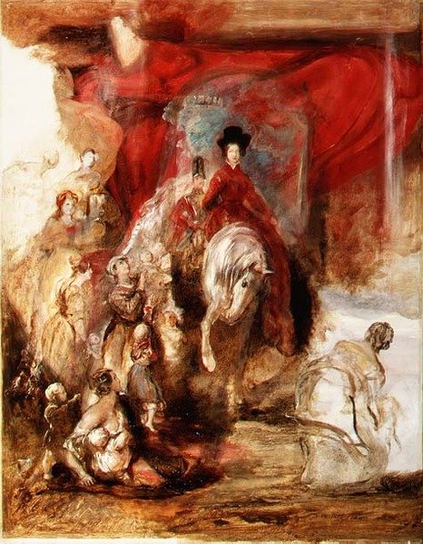 Rainha Victoria a Cavalo de David Wilkie