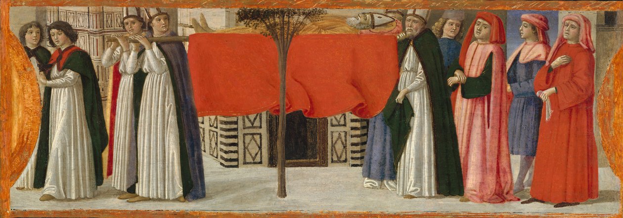 O Enterro de São Zenóbio, ca. 1479 de Davide Ghirlandaio