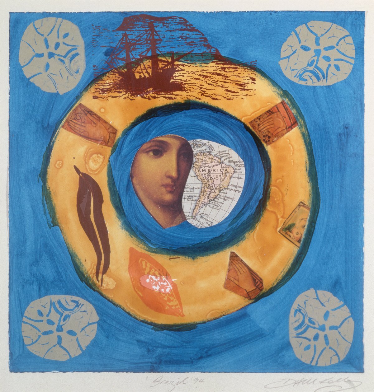 Brasil 1994 (screenprint) de Deirdre Kelly