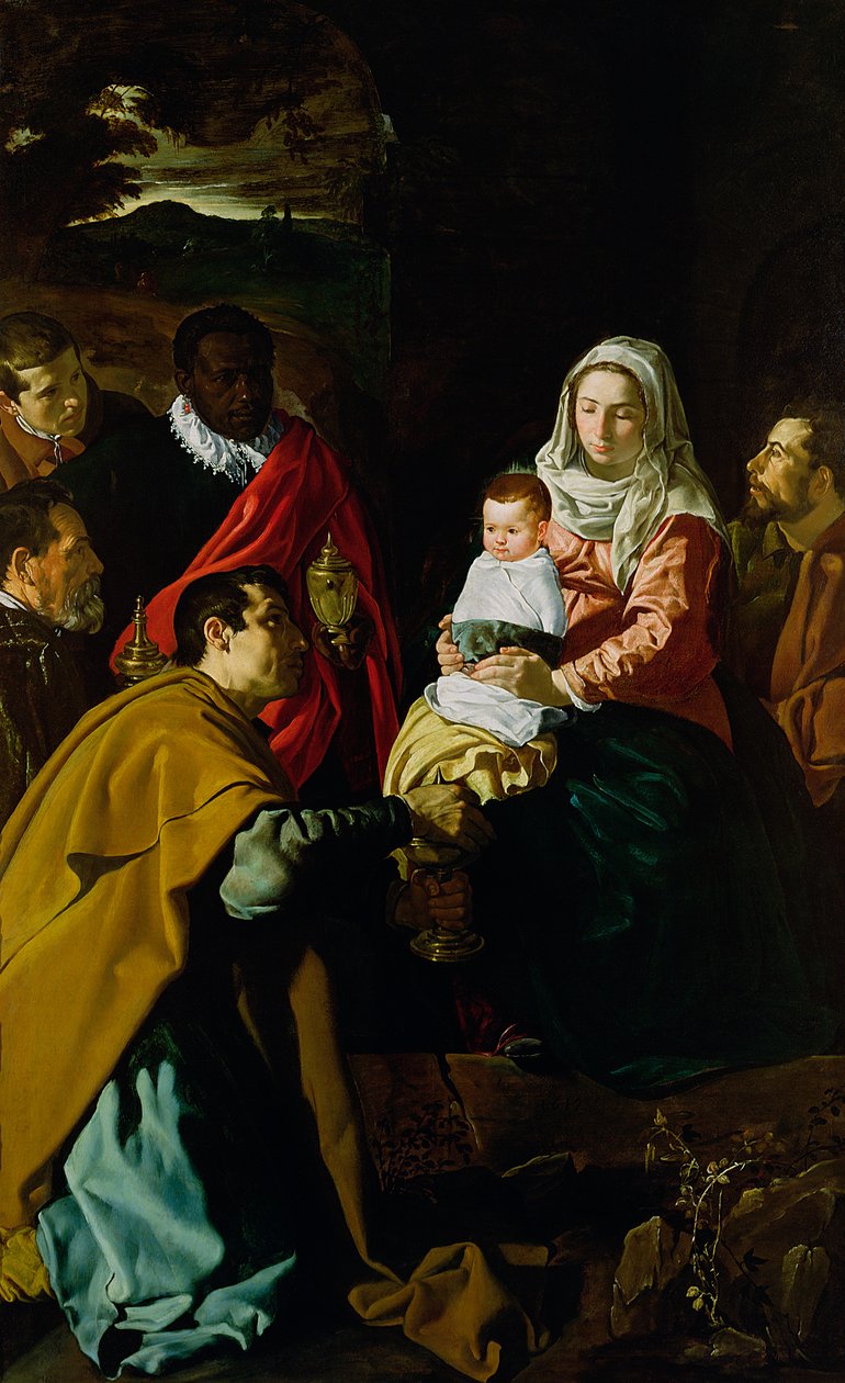 Adoração dos Reis, 1619 de Diego Velázquez