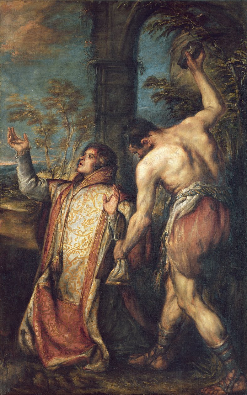 O martírio de Santo Estêvão de Diego Polo