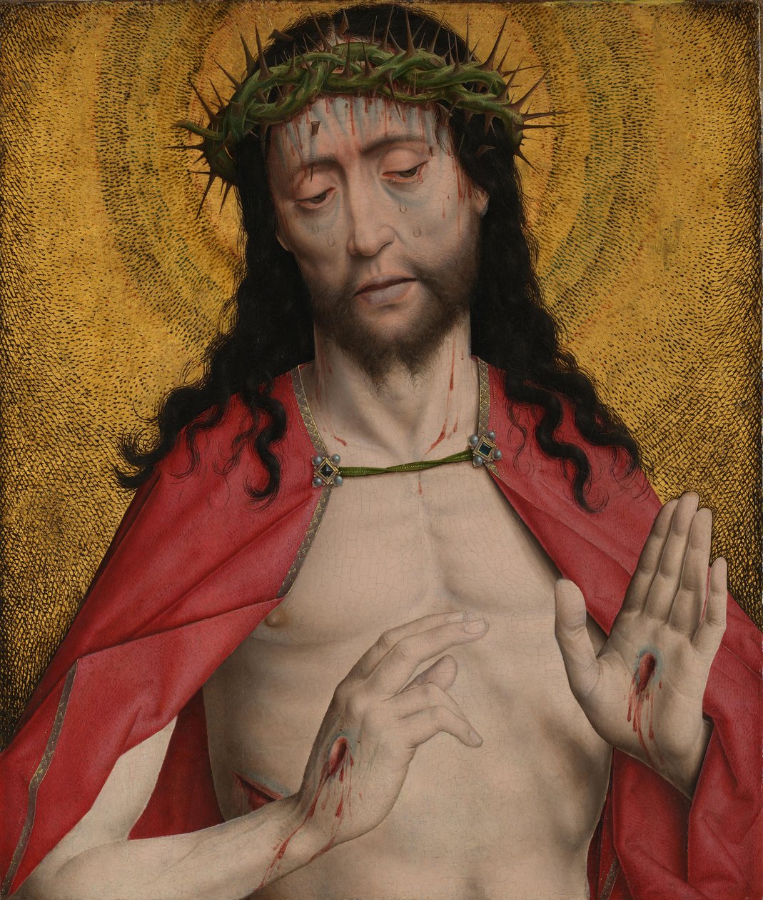 Cristo coroado de espinhos de Dieric Bouts
