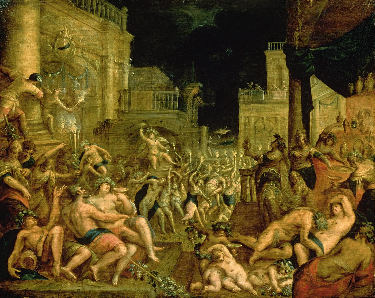 Baco no Tribunal de Midas de Dirk Valkenburg