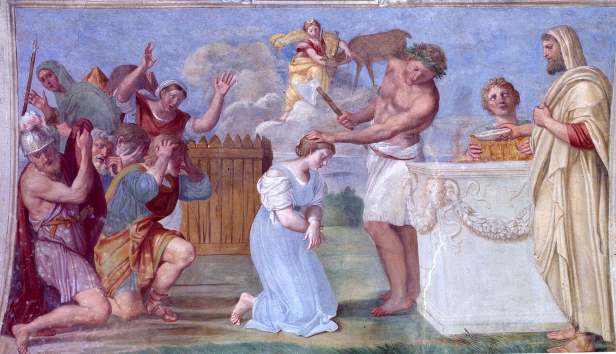 O sacrifício de Ifigênia de Domenichino