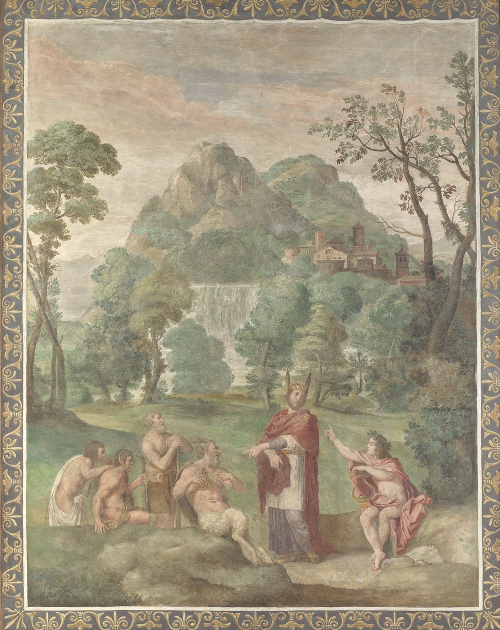 O Julgamento de Midas de Domenichino