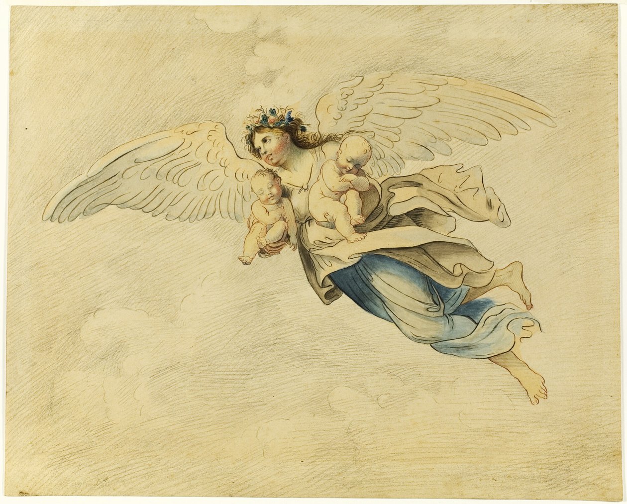 Noite que traz sono e morte de Domenichino