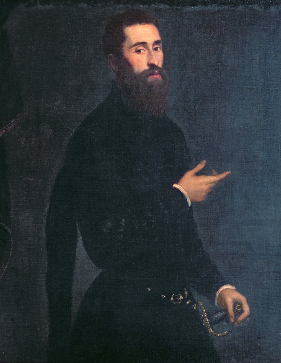 Retrato de um homem de Domenico Robusti Tintoretto