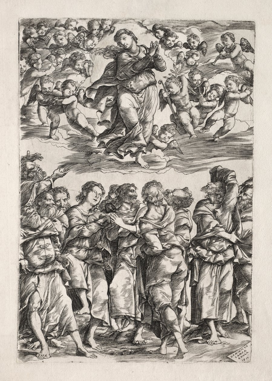 A Assunção da Virgem de Domenico Campagnola
