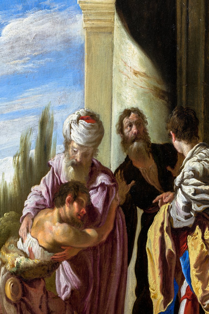 A parábola do filho pródigo de Domenico Fetti