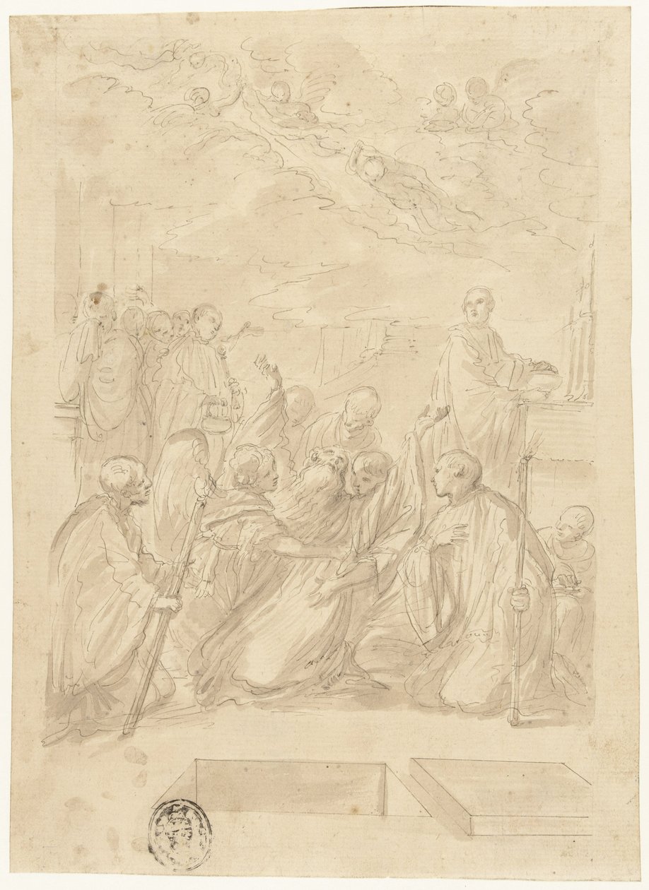 Morte de São Bento de Domenico Maria Canuti