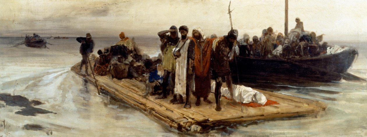 Refugiados de Aquileia de Domenico Morelli