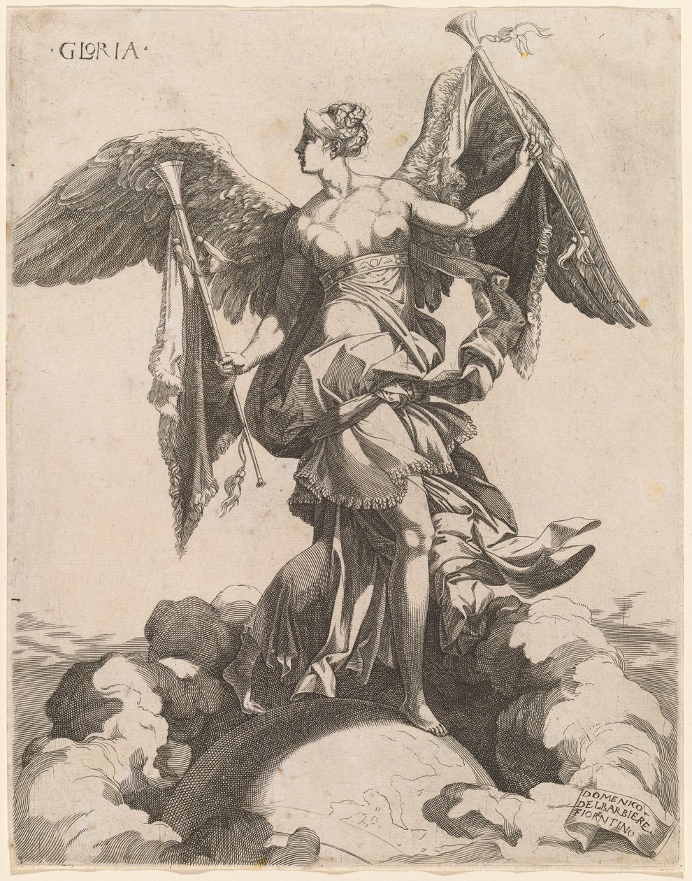 Glória, 15401545. de Domenico del Barbiere