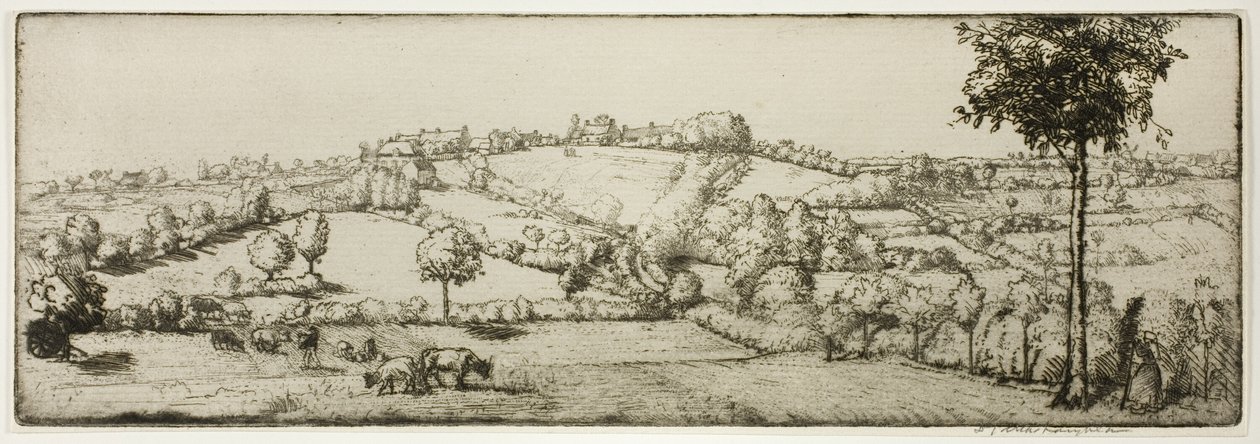 Paisagem, Bretanha de Donald Shaw MacLaughlan