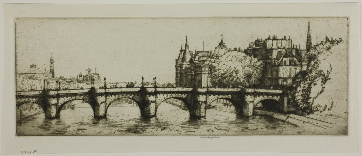 Pont Neuf, Paris de Donald Shaw MacLaughlan