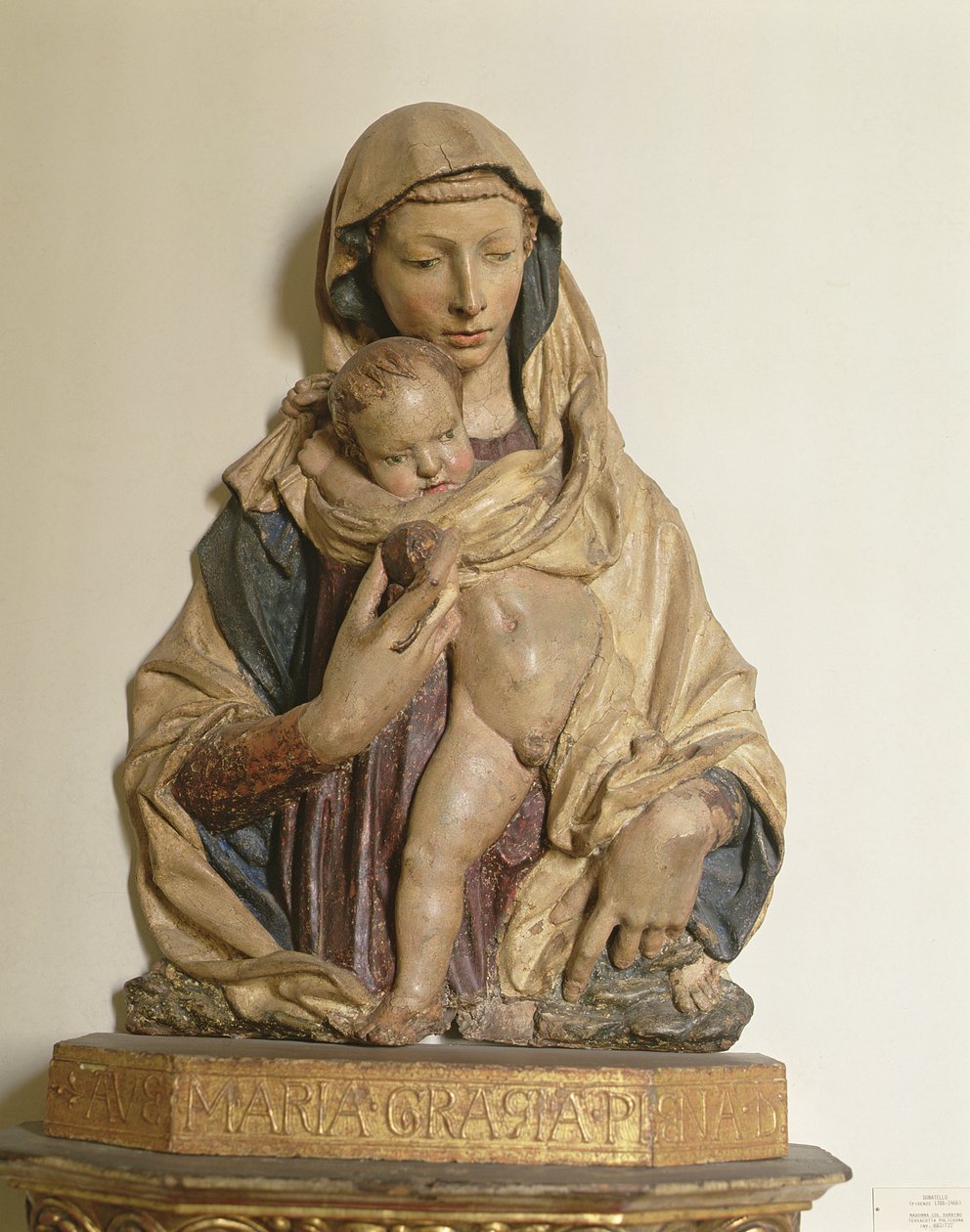 Madonna e criança (madeira) de Donatello