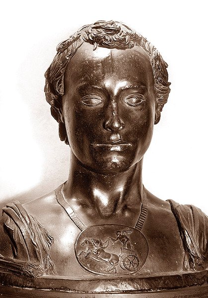 Busto de um Cavalheiro (bronze) de Donatello