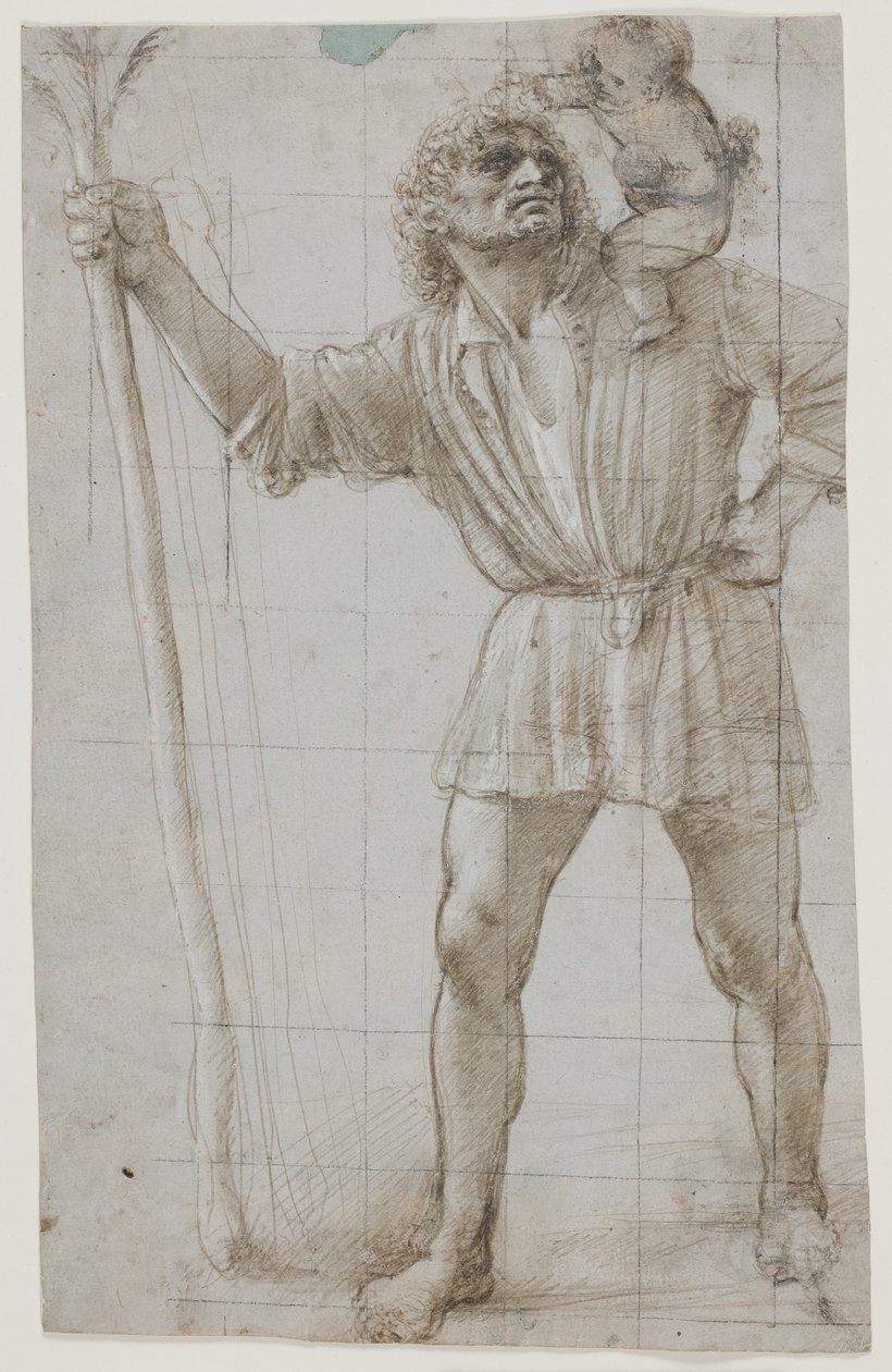 O santo Cristóforo de Donato Bramante