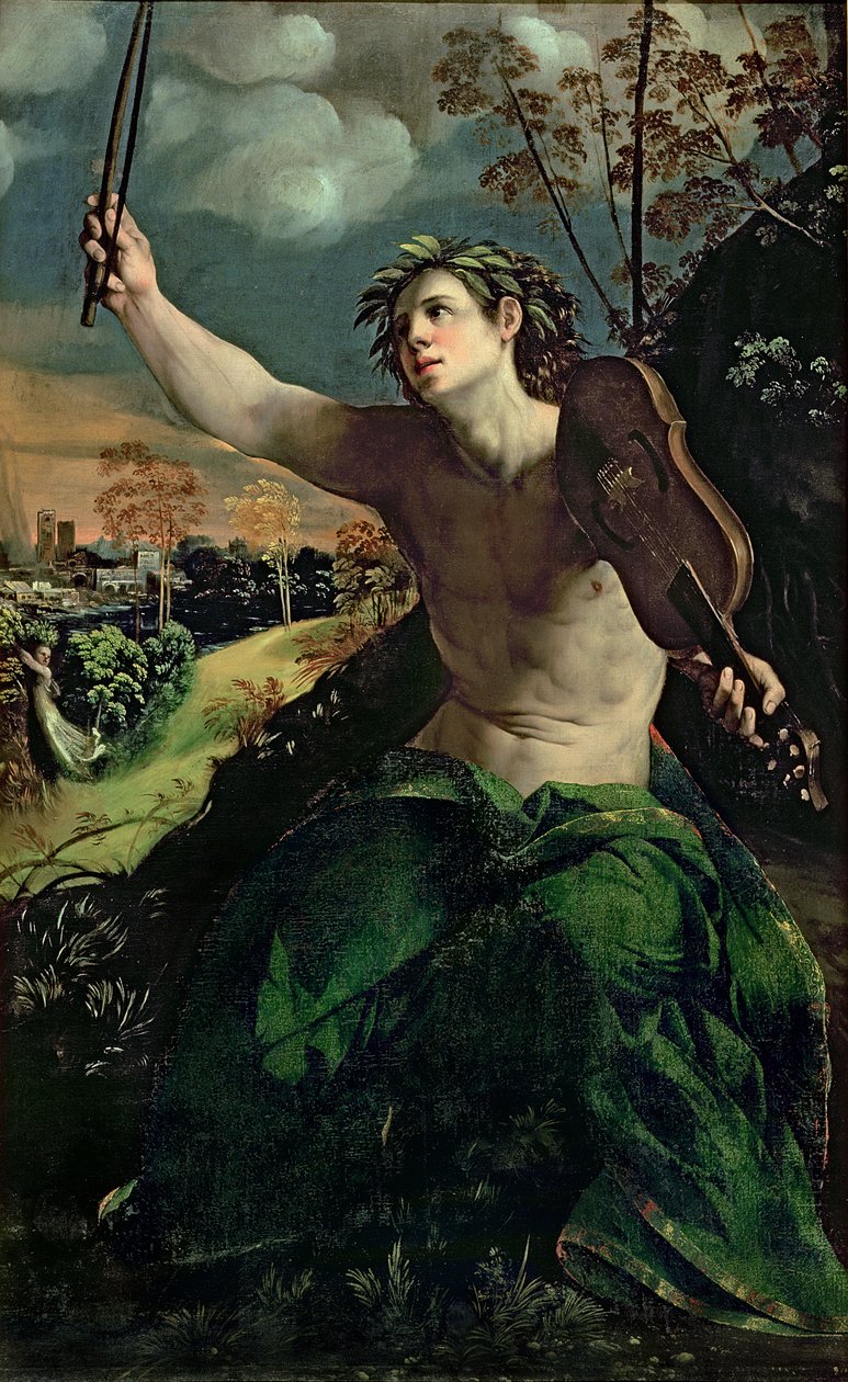 Apolo e Daphne de Dosso Dossi