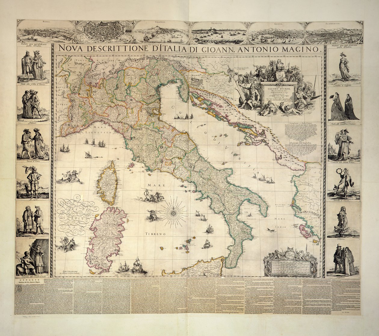 Itália, Atlas Klencke de Dutch School