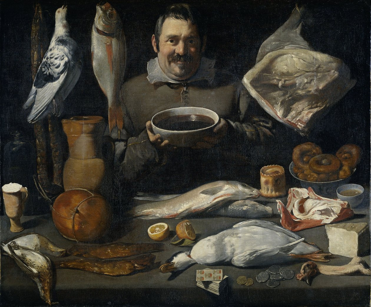 Cena da cozinha de Dutch School