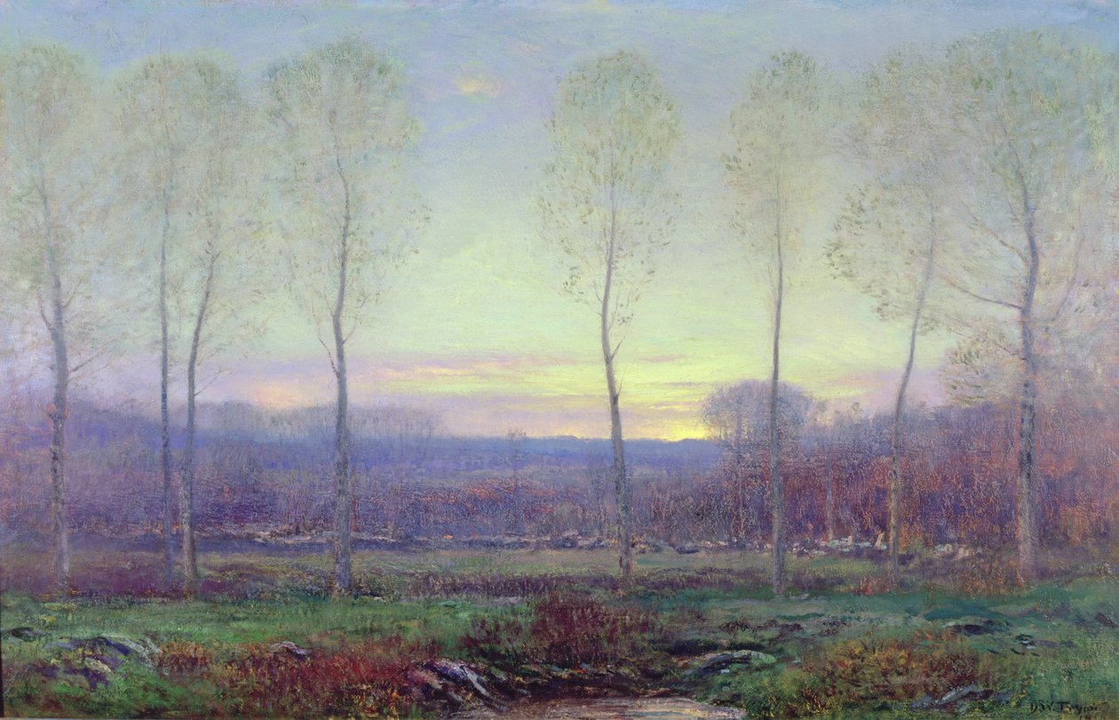 Crepúsculo de Outubro de Dwight William Tryon