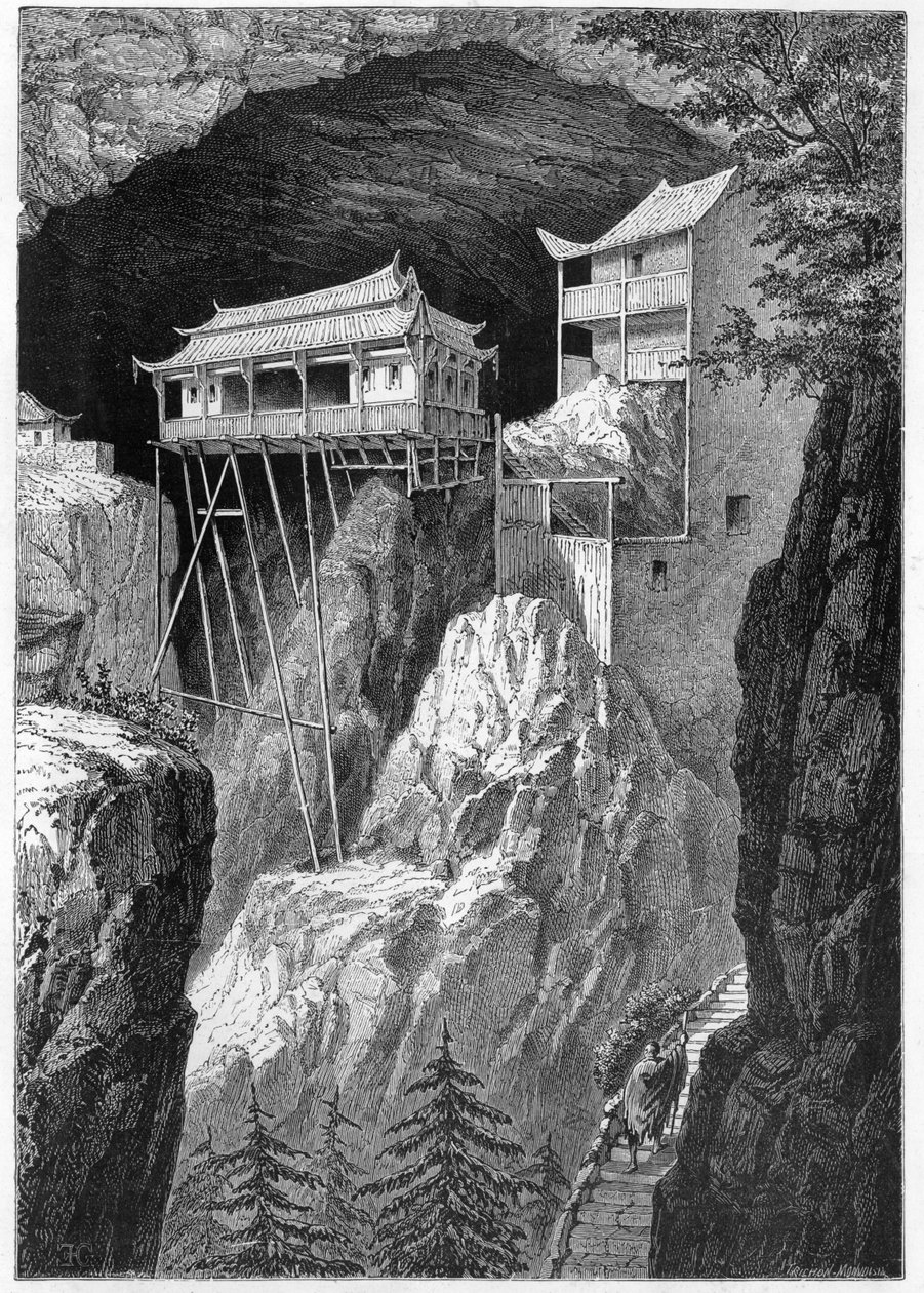 Templo de Fang-Kwan-Yuan, 1893 de E. Garnier