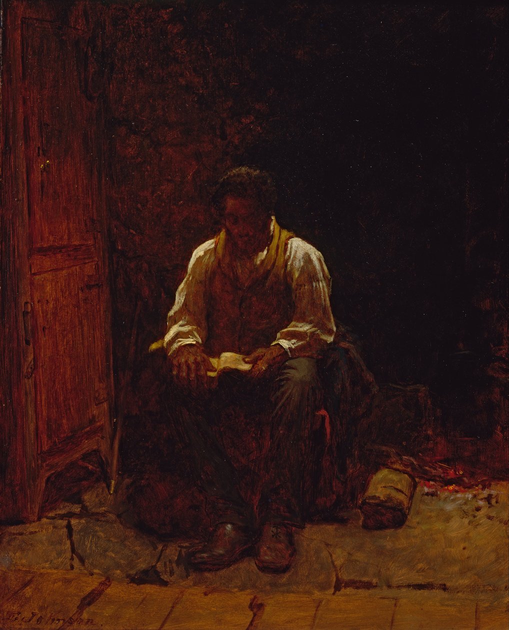 O senhor é meu pastor de Eastman Johnson