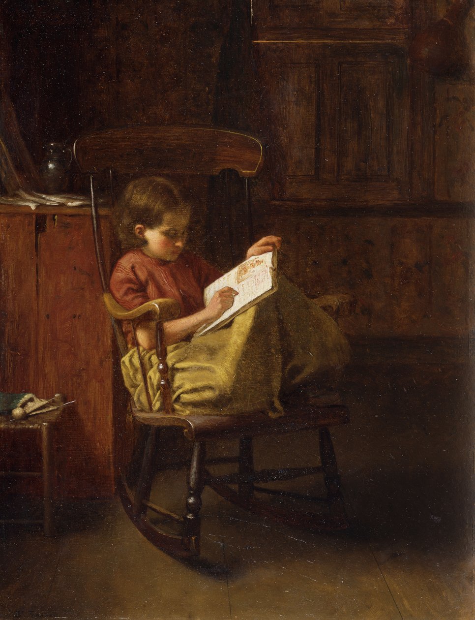 O Boston Rocker, de Eastman Johnson