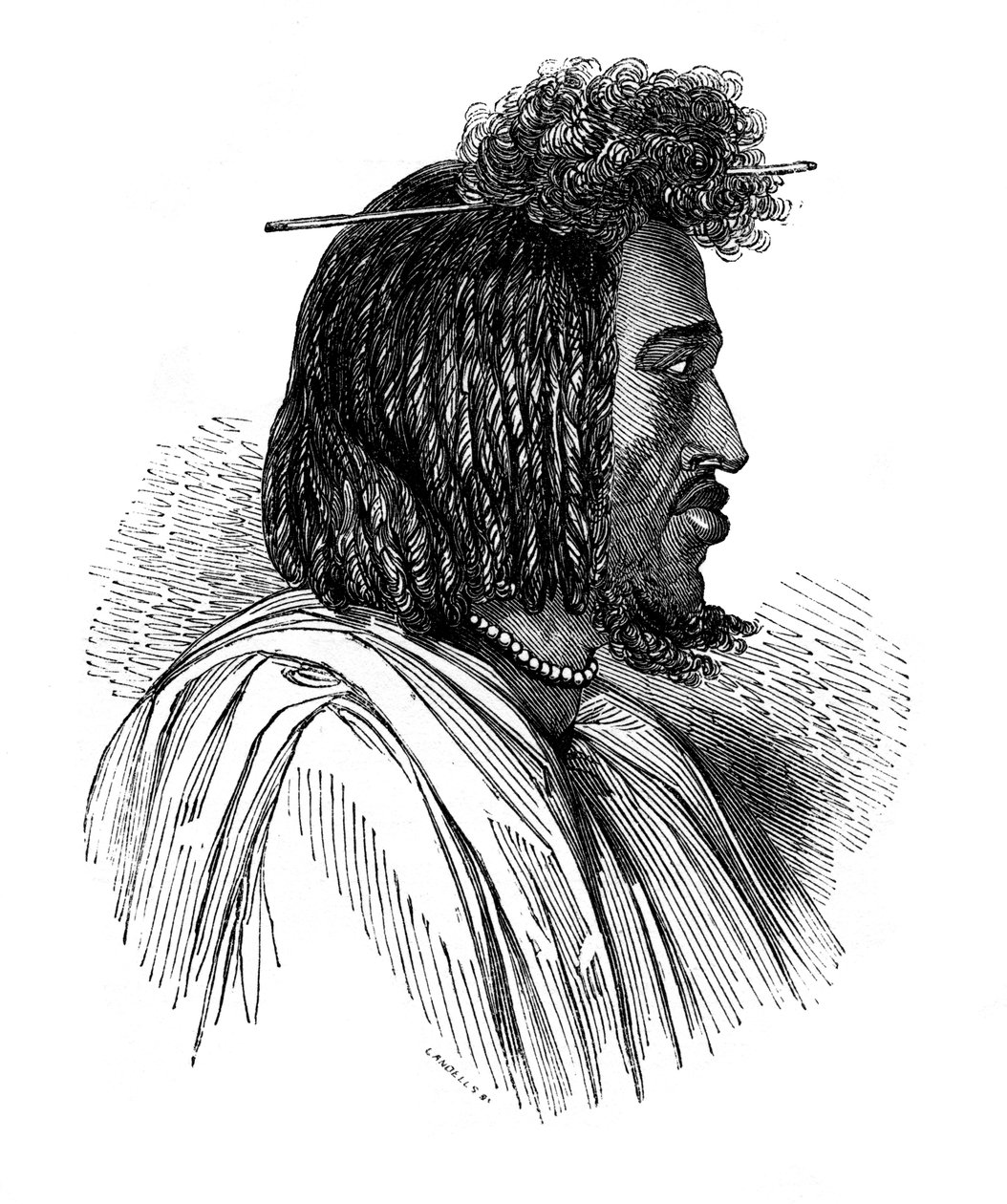 Chefe Souakiny, 1848. de Ebenezer Landells