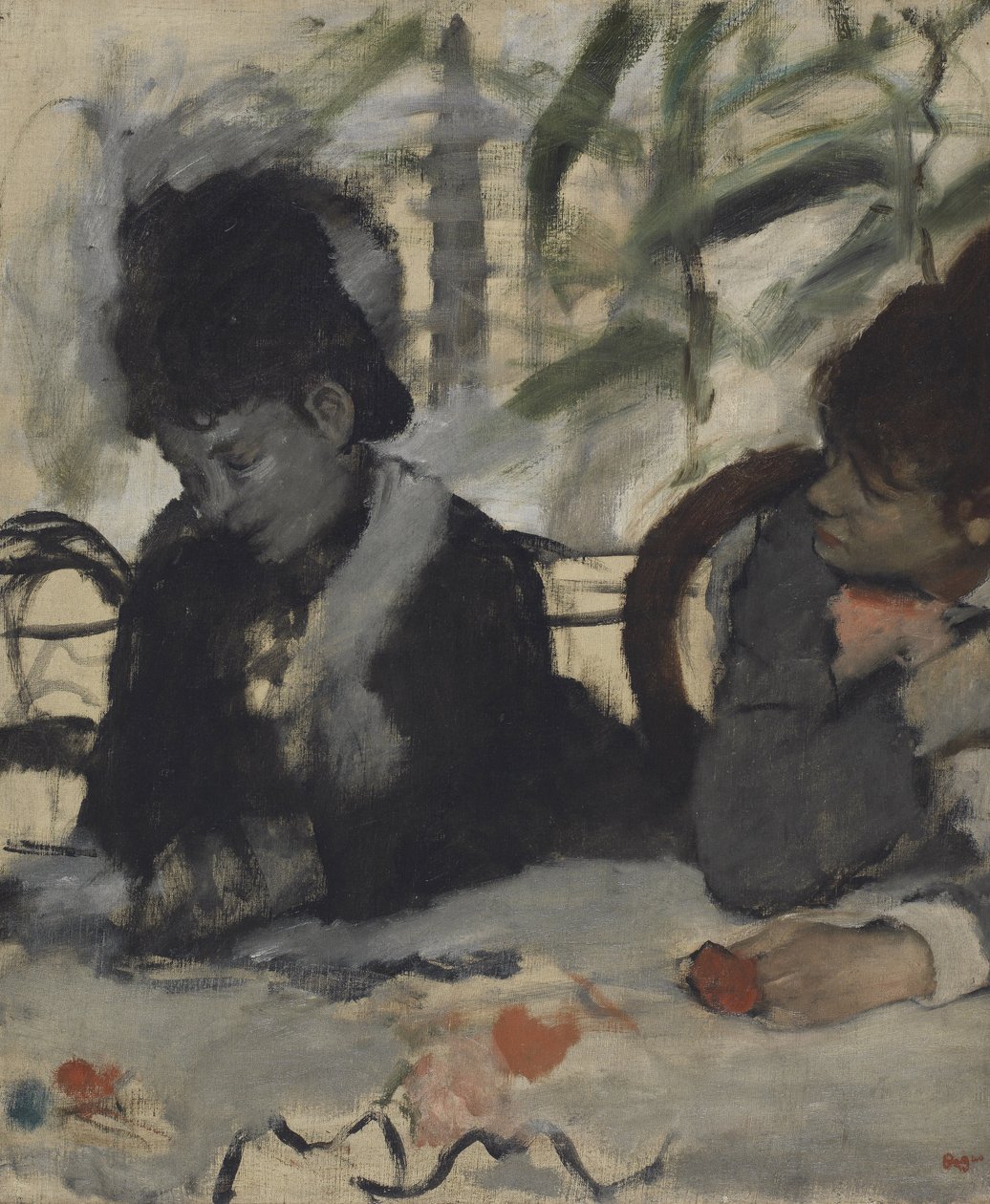 No café, c.1875-7 de Edgar Degas