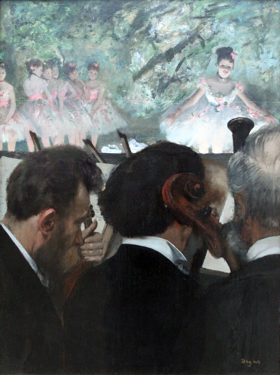 The Omusmusiker de Edgar Degas