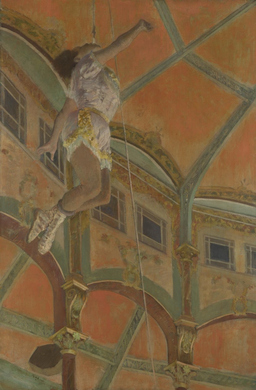 Miss La La no Cirque Fernando de Edgar Degas