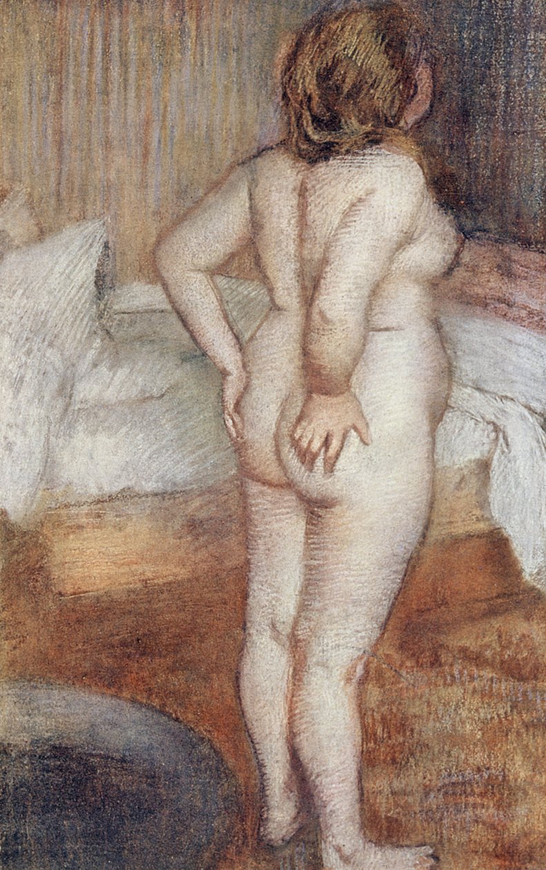 Nu de pé de Edgar Degas