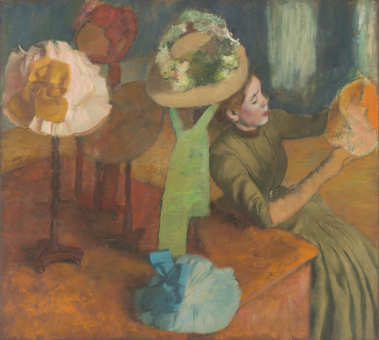 The Millinery Shop de Edgar Degas