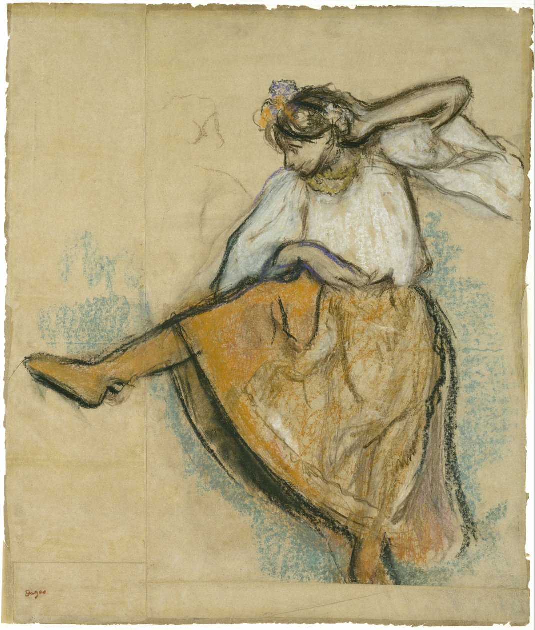 O dançarino russo de Edgar Degas