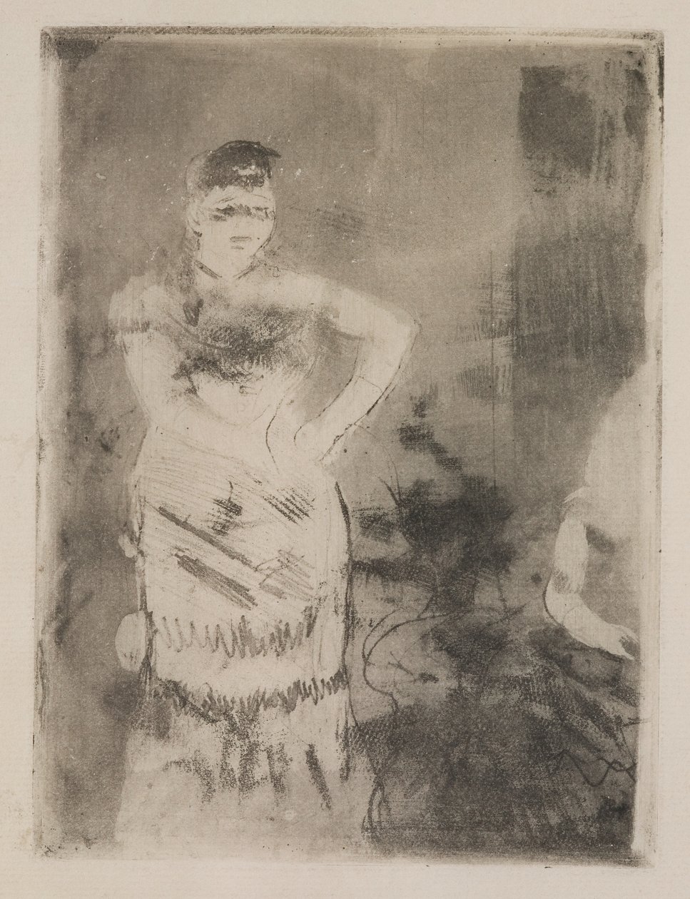 Um cantor de Edgar Degas