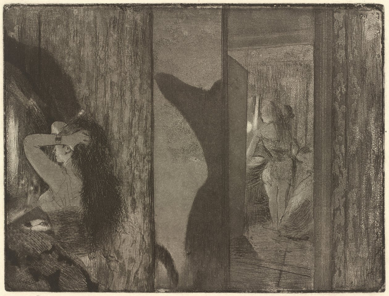 Atrizes em seus camarins de Edgar Degas