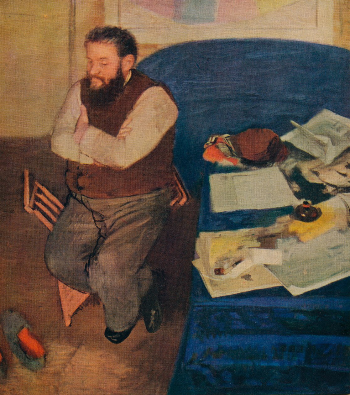 Diego Martelli, 1879 de Edgar Degas